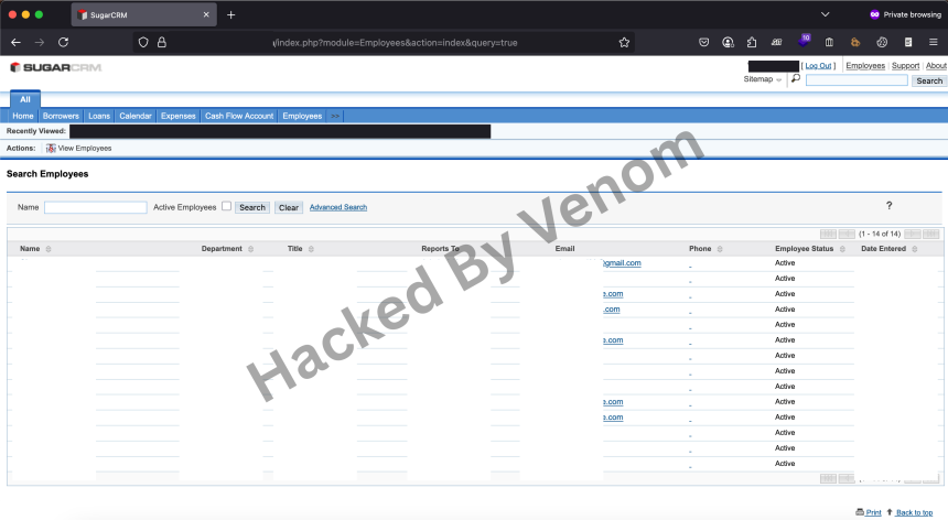 SugarCRM – A Tale of Compromising a CRM